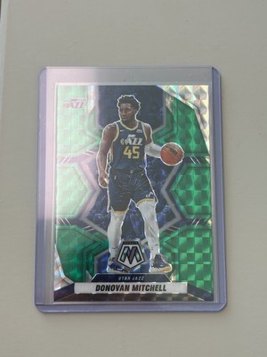 2021-22 Panini Mosaic - Donovan Mitchell #161 Green Mosaic Prizm