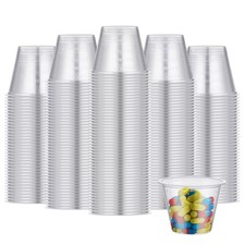 Disposable Graduated Medicine Cups 30ml Plastic Measuring Liquid Cups 300P