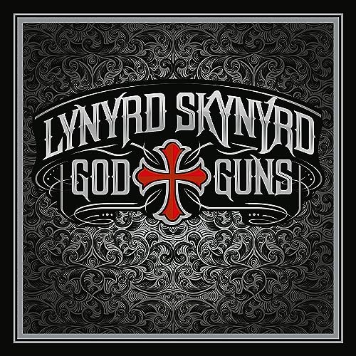 Eyesore Merch Black Lynyrd Skynyrd 'God & Guns' Lp 180G Vinyl - Image 2