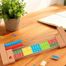 Wooden Abacus for Kids Math Homeschool Essentials Slider Abacus for Children
