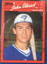 1990 Donruss #711 John Olerud Toranto Blue Jays Rookie Baseball Card Mint. rookie card picture