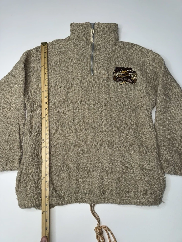 Suéter Tejido Grueso Grande De Colección Años 90 Disney Raro Indiana Jones Adventure Wear Foto 3 de 4