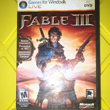 Microsoft Fable III (PC DVD, 2011) Bonus Content, 3D, M Rated