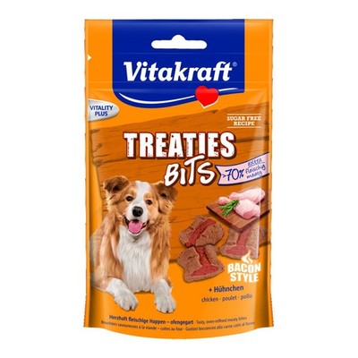 Vitakraft Hundesnack Treaties Bits Hühnchen 6 x 120 g Hunde Soft Snack Leckerli