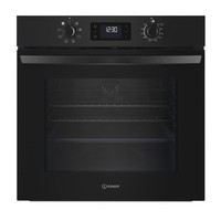 Indesit IO253BUK Turn&Go Electric Fan Single Oven - Black   IO253BUK