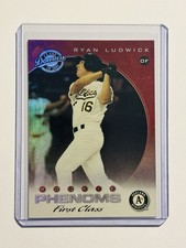 2001 Donruss Class of 2001 Ryan Ludwick Rookie Card Phenoms First Class RC #/50. rookie card picture