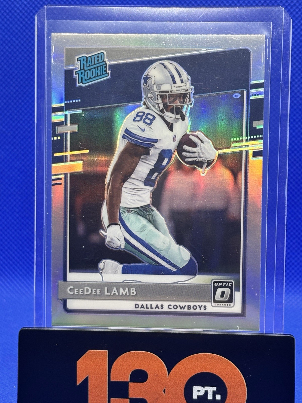 Ceedee Lamb 2020 Optic #156 Silver Holo Prizm SP RC DALLAS COWBOYS ROOKIE MINT!