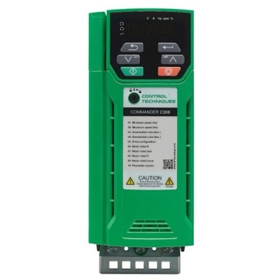 Control Techniques VFD C200-02400013A10101AB100, 460VAC, 1.3A, 0.5HP, 3PH