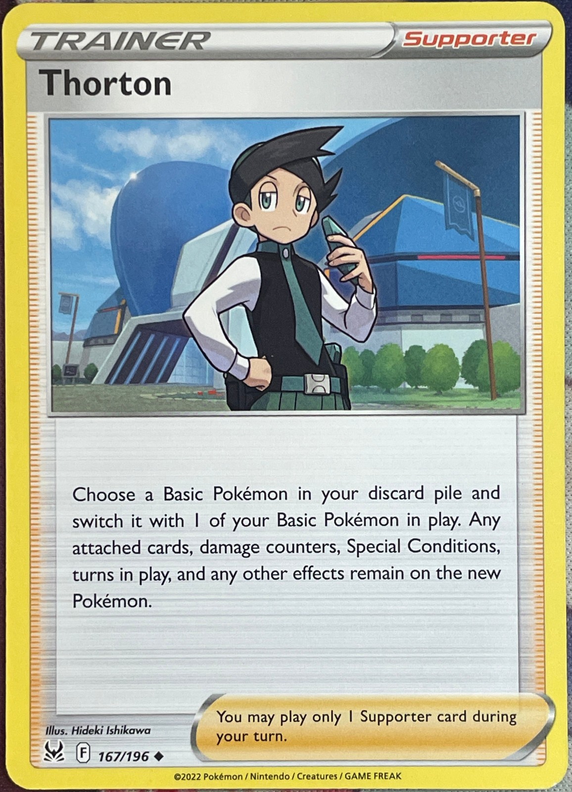 Thorton - 167/196 - Lost Origin Pokemon 2022