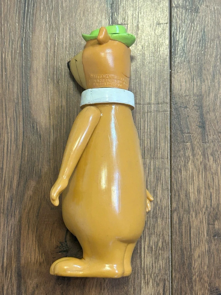 "Figura de vinilo articulada vintage de oso yogui 1980 Hanna-Barbera Hong Kong 7""" Foto 4 de 4