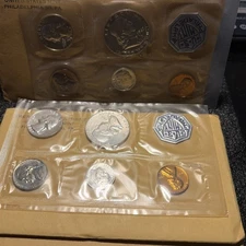 4 Proof Sets 1961 & 1962 Opened 1963 & 1964 Sealed Proof Sets