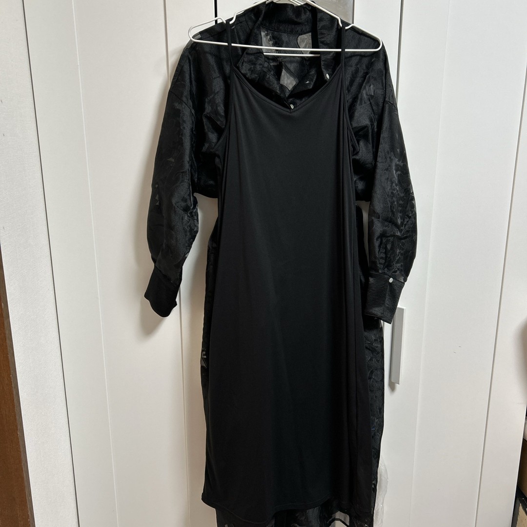 AMERI sheer jacquard tuck dress - image 8