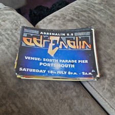 A5 Rave Flyer - Adrenalin 2.2 @ South Parade Pier, Portsmouth 18/07 ACID HOUSE