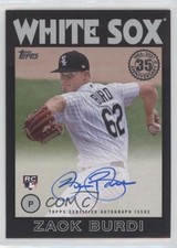 2021 Topps 1986 Topps Baseball Auto Black 14/199 Zack Burdi #86A-ZB Auto c2a