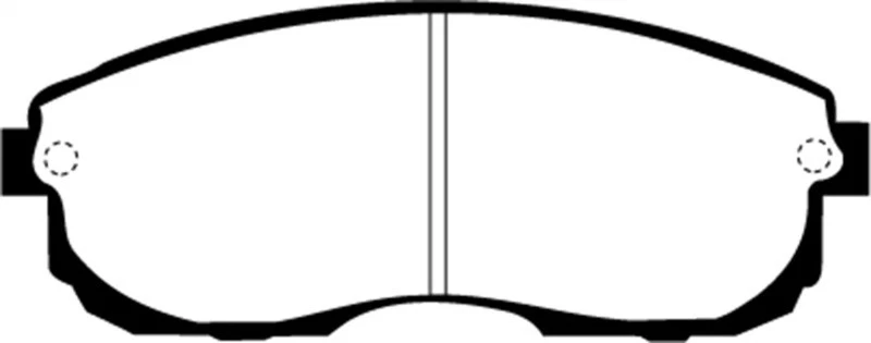 EBC Yellowstuff Front Brake Pads for Infiniti 99-01 G20 2.0 Foto 2 de 4