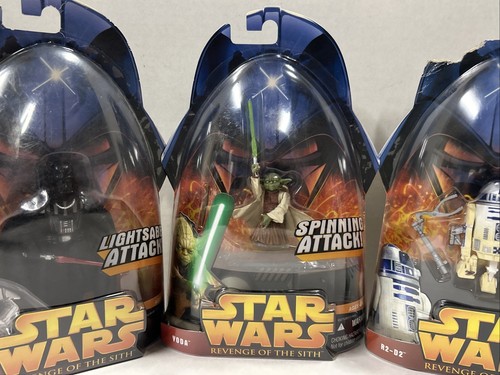 Konvolut 3 Star Wars ROTS 2005 Figuren / NEUZUSTAND - ERWACHSENE NEU MIT ETIKETT - Bild 3 von 9