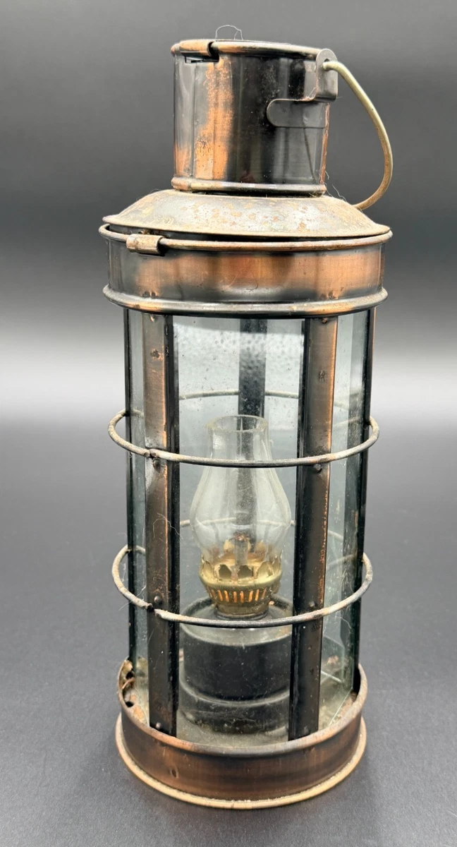 Glass Vintage Original Antique Maritime Lamps & Lighting for sale