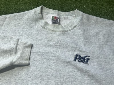 Vintage Proctor Gamble P&G Pullover Sweatshirt Mens XL Gray Made in USA