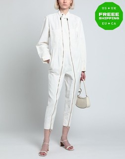 RRP€1195 STELLA McCARTNEY Jumpsuit One Piece IT38 US2 4 UK6 XS Linen Blend