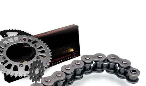 Kit chaîne Honda Shadow 125 renforcé anti-allongement pignon 14 couronne 41