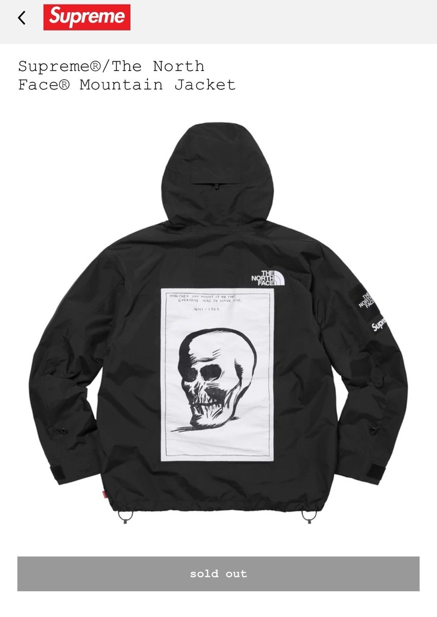 Supreme®/The North Face® Mountain Jacket Size M | eBay