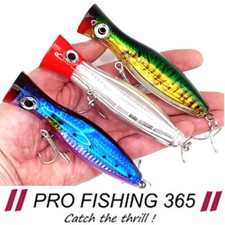 Bass Pike Surface Savage Popper 43g Sea Salt Fishing 13 cm Floating Lure Gear