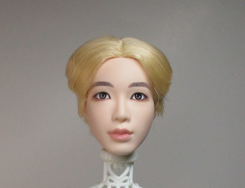 Mattel BTS Idol Jin Doll Head Barbie Sized Korean Boy Band