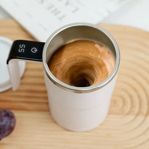 Automatic Magnetic Electric Self Stirring Mug Cup Mixing Coffee Milk Tea Beer - Picture 4 of 14