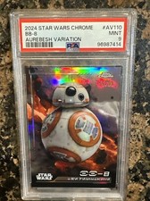 2024 Topps Chrome Star Wars BB-8 Aurebesh Variation Refractor /99