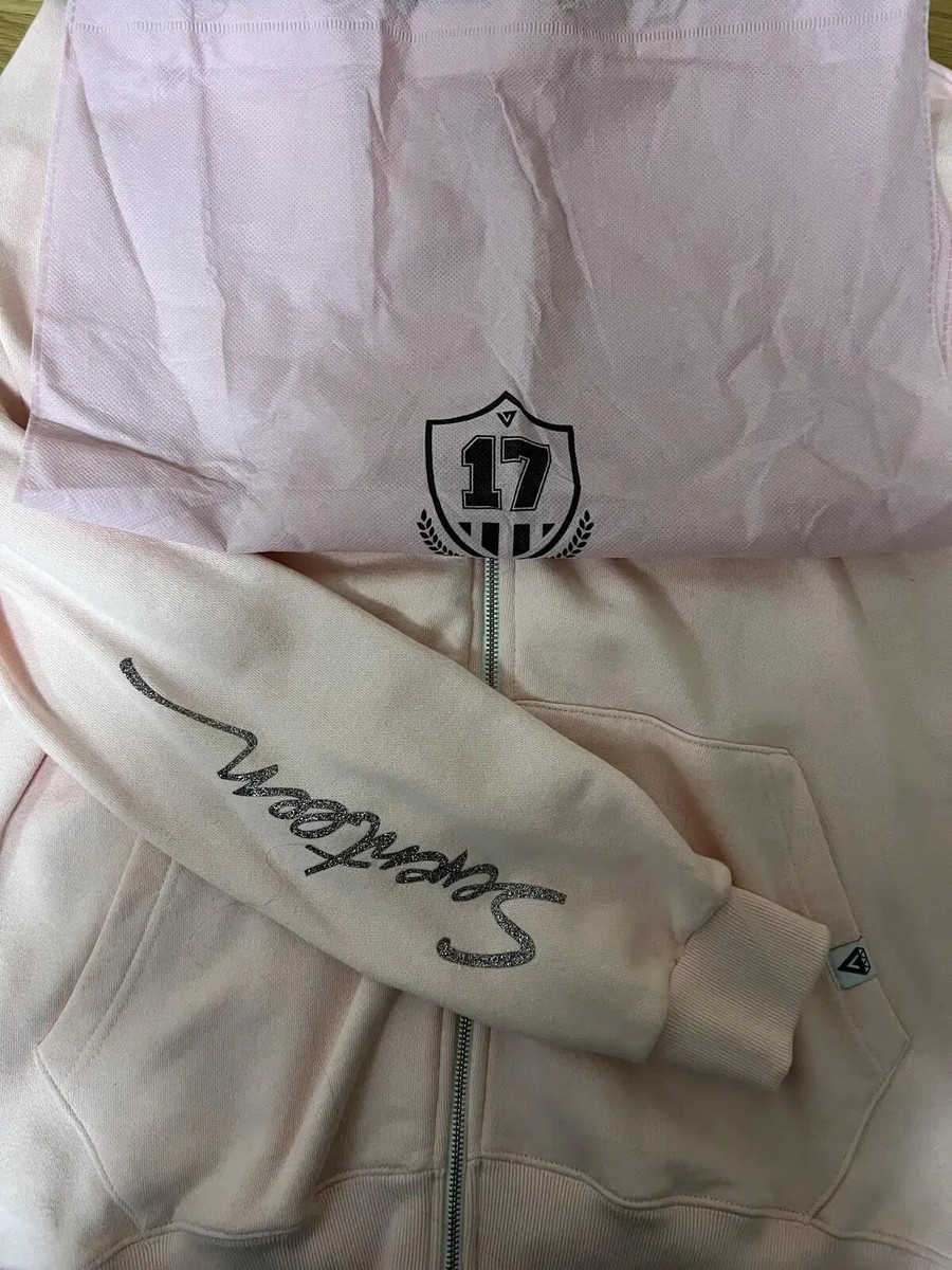 seventeen 2017 CARATLAND HOODIE ZIP UP (PINK) FOR sell