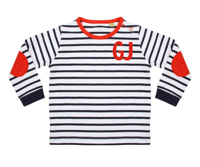 personalised initial baby clothes