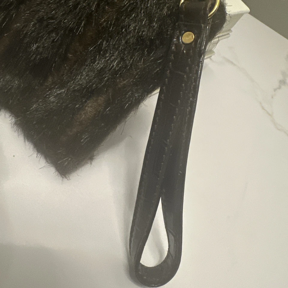 Bolso Kate Spade Vintage Italiano Marrón Negro Imitación Piel Foto 4 de 4