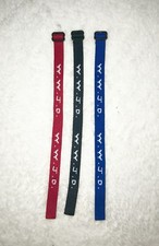 3 Woven Jesus Religious WWJD Bracelet Fundraiser Fashion Wristband - 3-Pack
