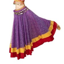 720 degree Indian Gypsy Tribal Dance Embroidered Belly Dance Full Circle skirts
