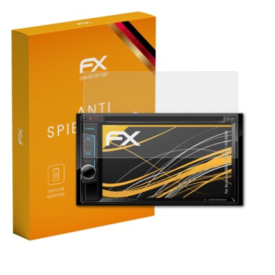 atFoliX 2x Schutzfolie für Kenwood DDX4015DAB / 4016DAB matt&stoßfest