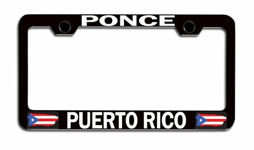 PONCE PUERTO RICO Puerto Rico Rican Steel License Plate Frame | eBay