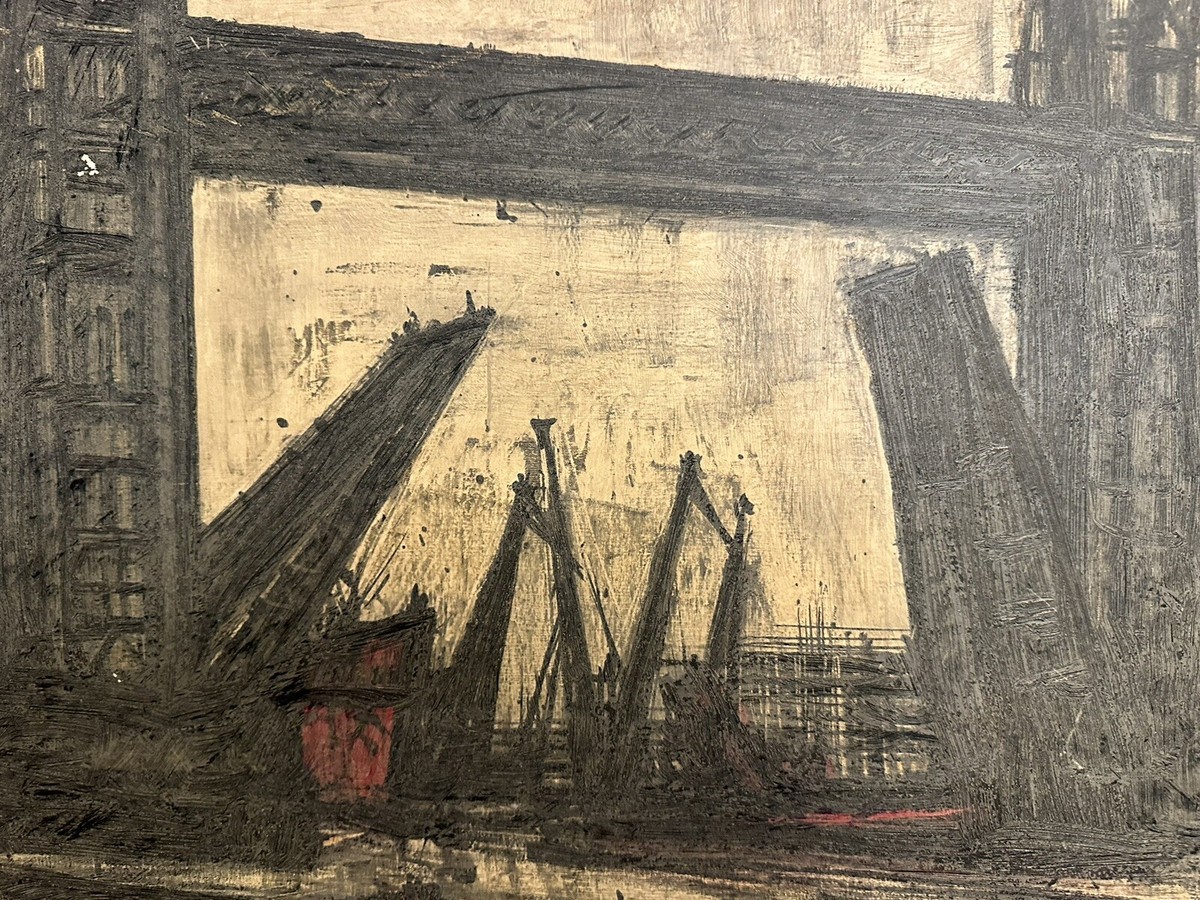 ベルナール・ビュッフェ【LONDRES-Towerbridge】 Tower Bridge, London by Bernard Buffet - Etsy