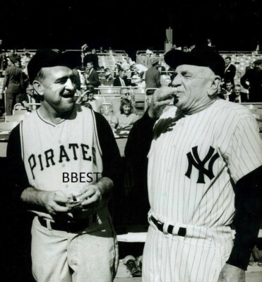 DANNY MURTAUGH/CASY STENGEL 1971 WORLD SERIES YANKEE STADIUM 8X10 CLASSIC 