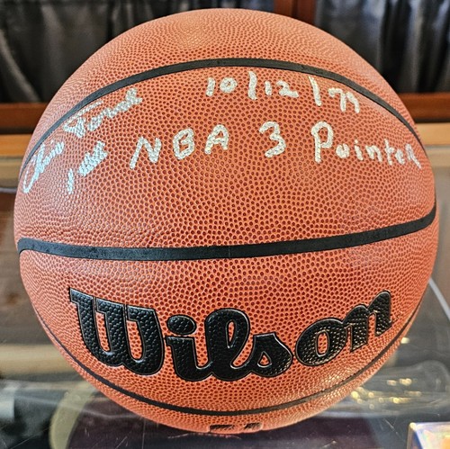 Chris Ford signiert volle Größe Wilson Basketball 1. NBA 3 Pt Shot-Sure Shot - Bild 5 von 5