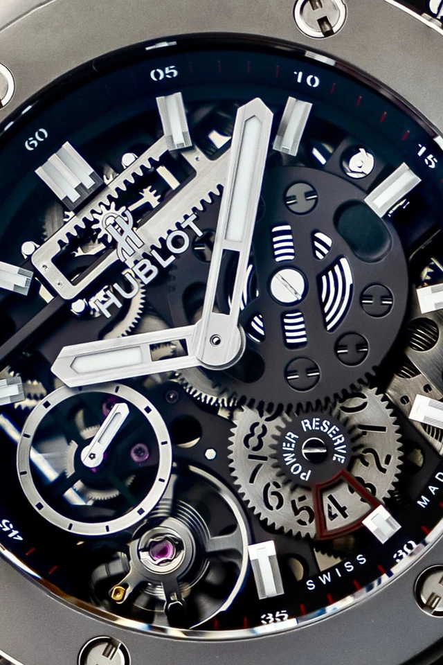 Hublot Big Bang Meca-10 Unico Titanium $23K MSRP Skeleton Dial - 2 Straps - Image 4 of 4