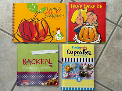 4 Bücher für und mit Kinder backen Kinderparty Kindergeburtstag Cakepops Cupcake