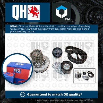 Timing Belt & Water Pump Kit fits DAEWOO KALOS KLAS 1.4 03 to 04 F14D3 Set QH