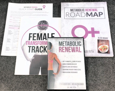 Metabolic Renewal (DVD, 2017, 4-Disc Set) NEW! - Dr. Jade Teta - Body-Sculpting