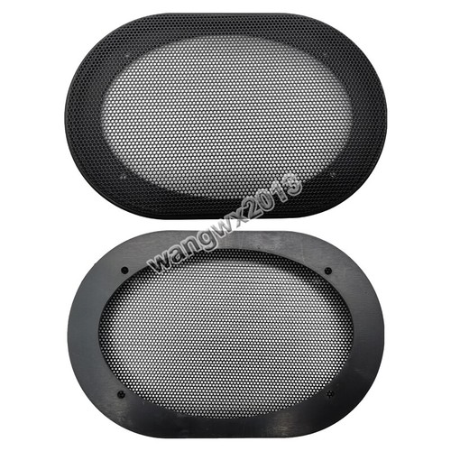 Speaker Cover Grills - 4", 5", 6", 6.5", 6x9" Sizes, Black Metal Mesh & ABS Frame | Universal Fit 7 thumbnail image
