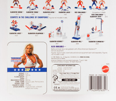 Gladiator Zap - American Gladiators - Mattel - 1991 - Jousting