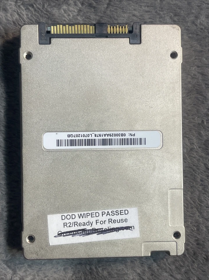 HGST HUSMH8010BSS200 100GB 12Gb/s 2.5" SED SAS SSD / TESTED / USED - Image 3 of 3