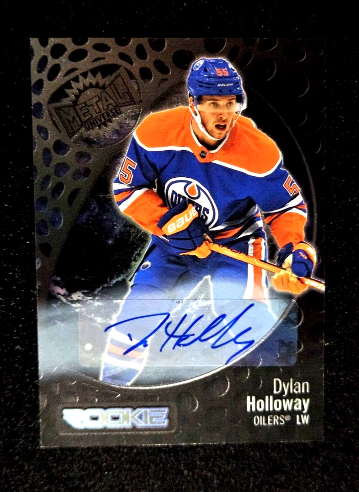 2022-23 Skybox NHL Metal Universe Rookie Auto /349 Dylan Holloway Autograph #197 - Image 2 of 4