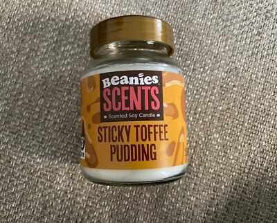 Brandneu Beanies Scents Sticky Toffee Pudding Duft Soja Kerze - 150g!