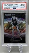 Chet Holmgren 2022 Panini Prizm Draft Picks Brilliance Mojo 08/25 PSA 10! Pop 2