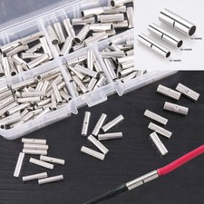 200PCS Bare Copper Wire Splice Butt Connectors Ferrule Crimp Terminals 22-10 AWG